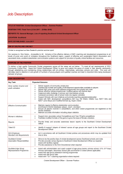 Job Description Template