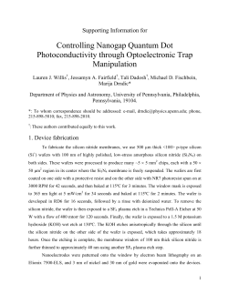 Supporting Information for - University of Pennsylvania