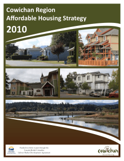 Cowichan Region Affordable Housing Strategy