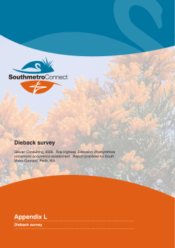 Appendix L - Dieback survey
