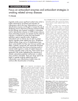 Focus on antioxidant enzymes and antioxidant