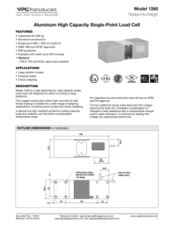 Datasheet - Vishay Precision Group