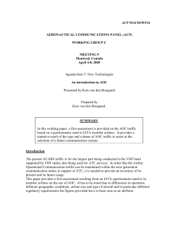 Airline operational communication