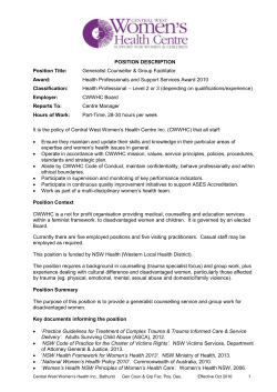 Health Education and Information Resource Worker