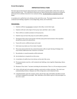 Improvisational Pairs Ballot and Rules