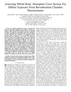 Assessing Whole-Body Absorption Cross Section For