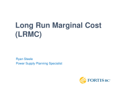Long Run Marginal Cost (LRMC)