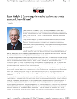 Can energy-intensive businesses create economic benefit here?