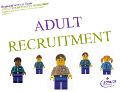 Adult Recruitment Workshop