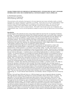Characterization of subsurface heterogeneity: Integration of soft and