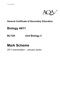 Mark Scheme - Toot Hill School