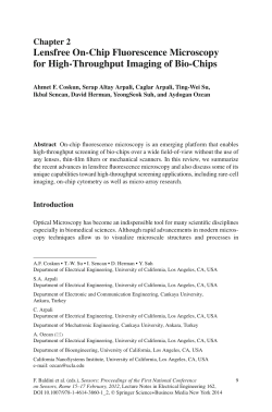 Lensfree On-Chip Fluorescence Microscopy for High