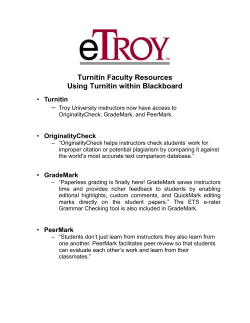 Grade a Turnitin Assignment - continued