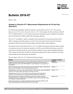 Updates to Directive 017: Measurement Requirements for the