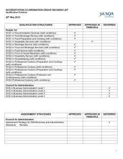 accreditation committee 02 november 2005