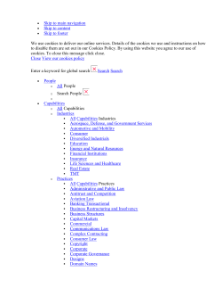 Contact Robert Snoddy Public Relations Manager +1 202 637 6826