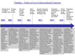 Choice of Law in International Contracts 2006 2009 2010