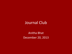 Journal Club
