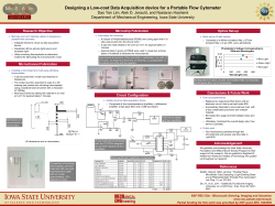 Designing a Low-cost Data Acquisition device for a Portable Flow