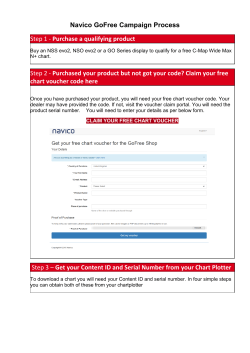 Navico GoFree Campaign Process Step 1