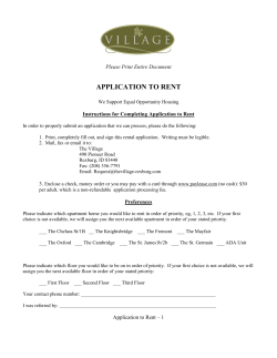 application to rent - the village rexburg