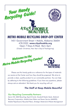 "METRO MOBILE RECYCLING DROP-OFF CENTER