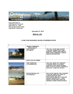 Property Management 18484 Highway 18, Suite 230 Apple Valley