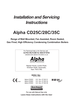 Alpha CD25C/28C/35C - Alpha Heating Innovation