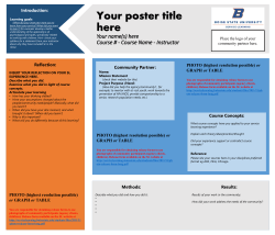 Blue and Orange Template - Boise State Service Learning