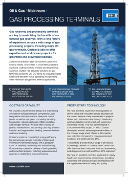Gas Terminals
