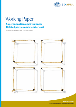 Superannuation and insurance