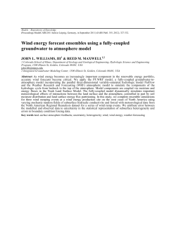 Wind energy forecast ensembles using a fully