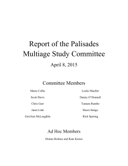 Today`s Multiage Classroom - Palisades School District