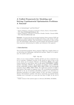 A Unified Framework for Modeling and Solving Combinatorial