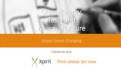 Green Energy, Tesla and Microsoft Azure