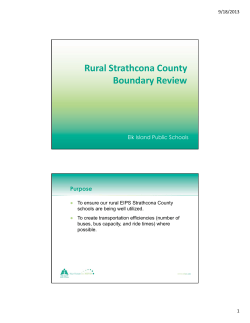 Rural Strathcona County Boundary Review