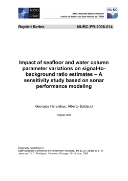 Impact of seafloor and water column parameter