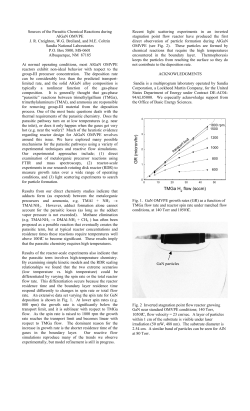 Sources of the Parasitic Chemical Reactions during AlGaN OMVPE