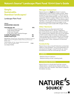 Nature`s Source&reg; Landscape Plant Food 10-4-4