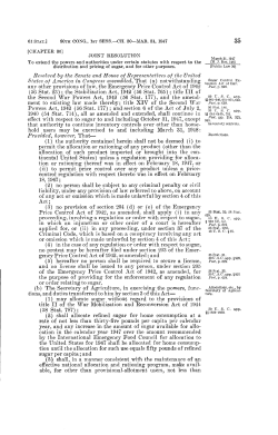 any other provisions of law, the Emergency Price Control Act of 1942