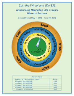 Spin the Wheel and Win $$$ $100 $200 $300 $500