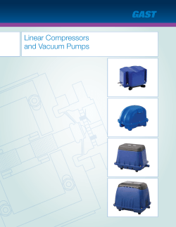 Linear Compressors and Vacuum Pumps