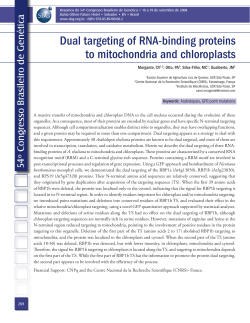 Dual targeting of RNA-binding proteins to mitochondria and