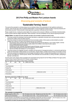 landcaring leading lights - Port Phillip and Westernport Catchment