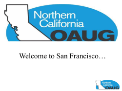 Seminars - NorCal OAUG