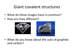 Giant covalent structures