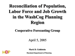 Net Commutation for the Baltimore Region