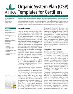 Organic System Plan (OSP)_templates