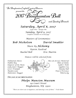 2017 Binghamton Ball - Binghamton Community Dance