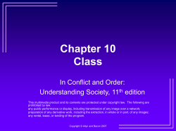 Chapter 10 Class - Saddleback College